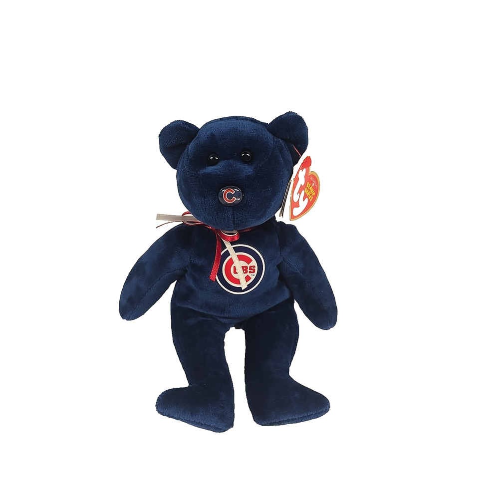 Ty Beanie Babies 2017 Chicago Cubs MLB Bear Blue 8 Inch